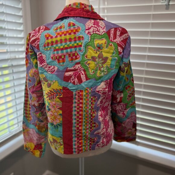 Madison Studio Quilted/Embroidered Jacket S - Picture 8 of 14